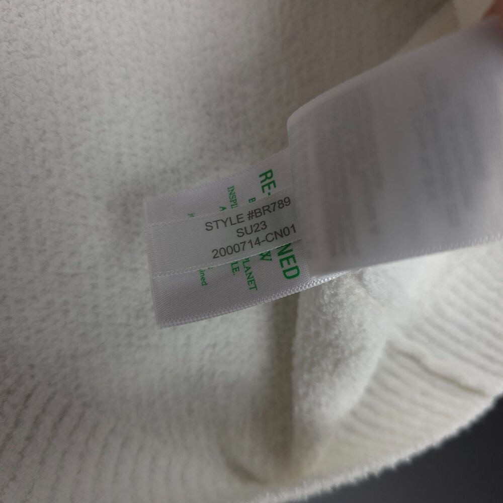 J CREW Odette sweater lady jacket cotton-blend bouclé White Old Money Preppy XXL - Picture 9 of 9
